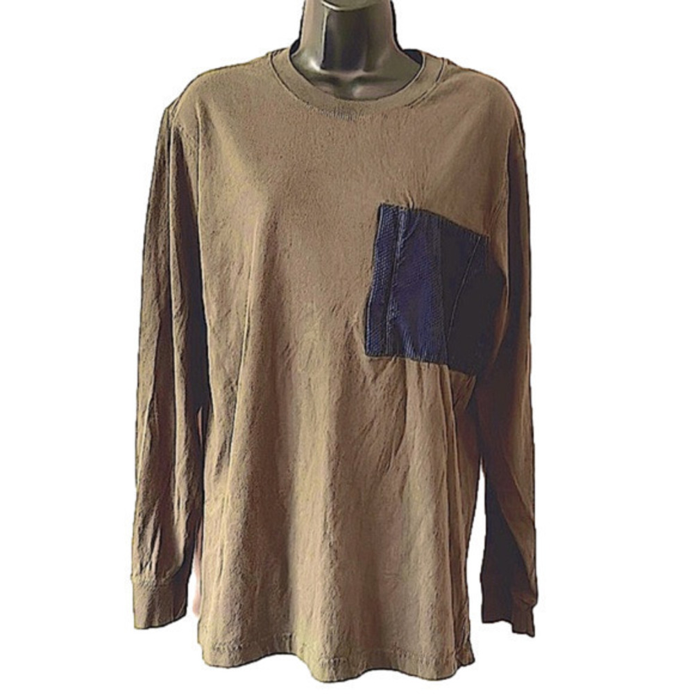 Men's Urban Outfitters Pocket Long Sleeve Crew Shirt size medium EUC